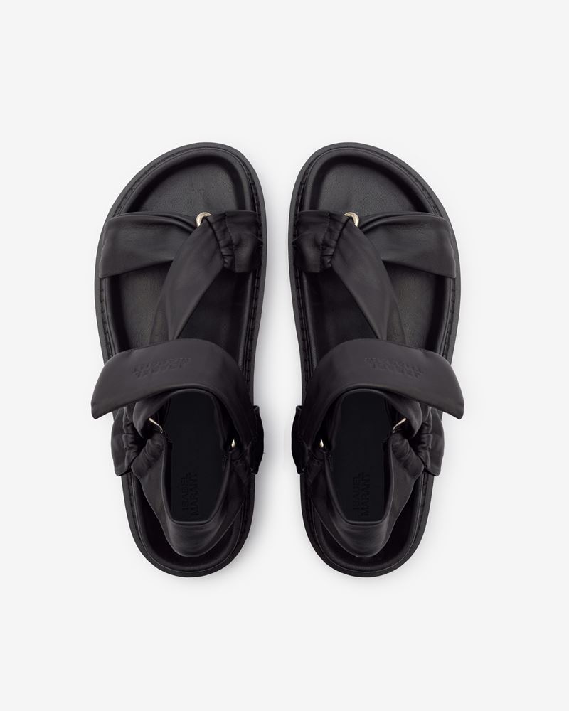 SANDALES EN CUIR NAORI