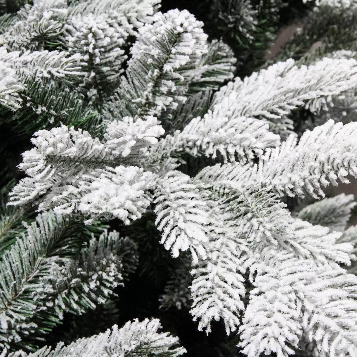 Sapin artificiel de Noël Glorious H210 cm Vert enneigé