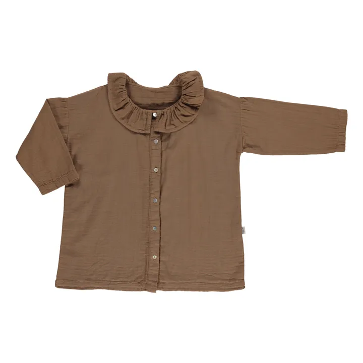 Poudre Organic Blouse Aronie | Marron