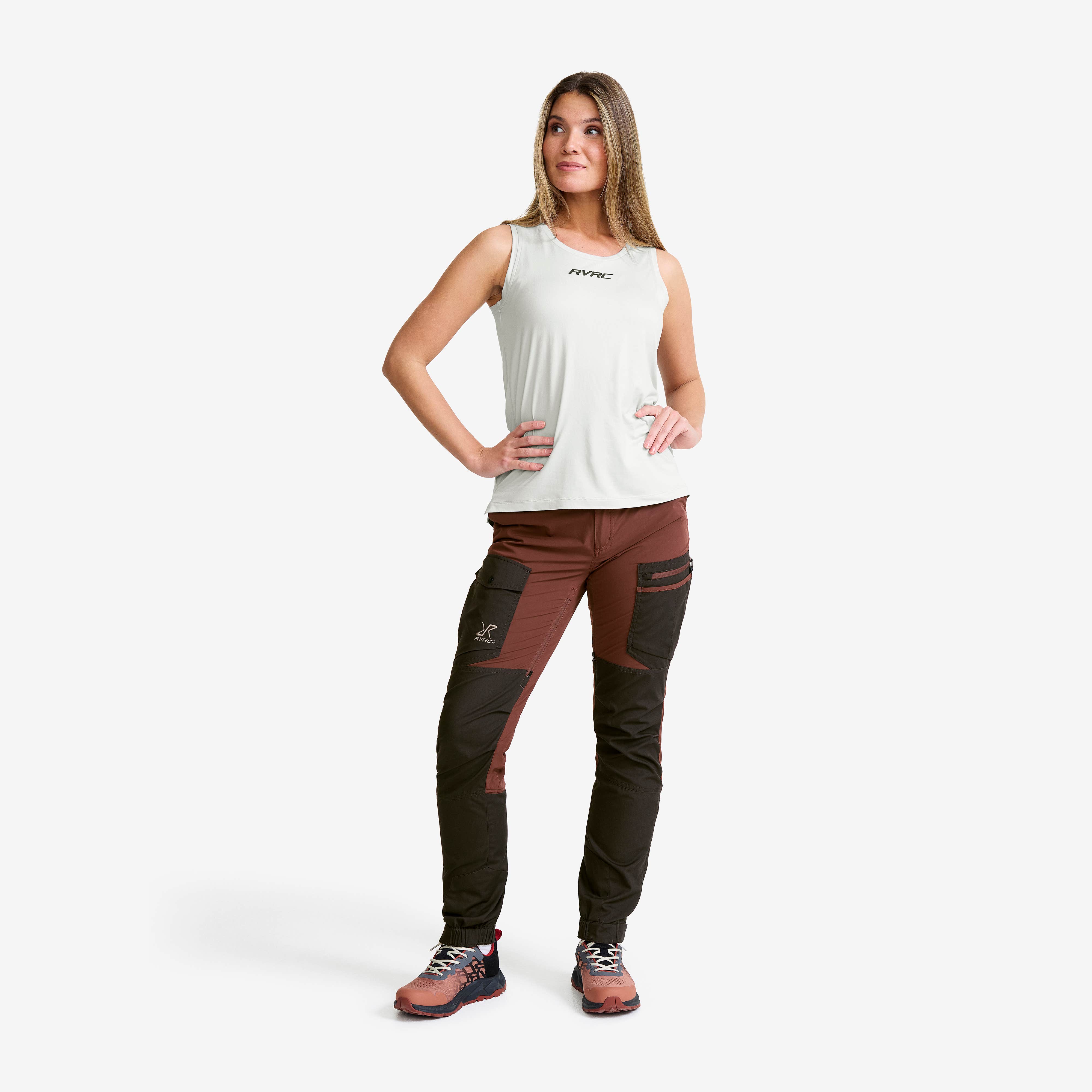 Mission Tank Top Dame Vapor Blue