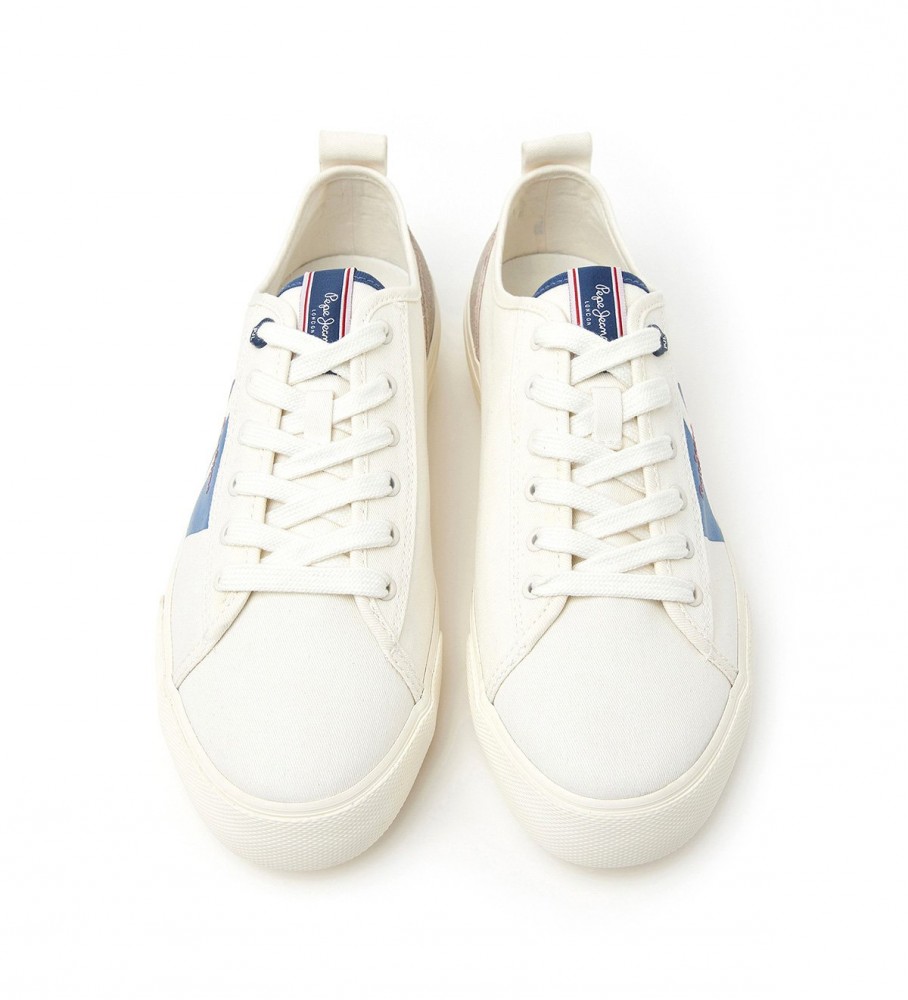 Tênis vulcanizado Pepe Jeans Allen Flag, branco