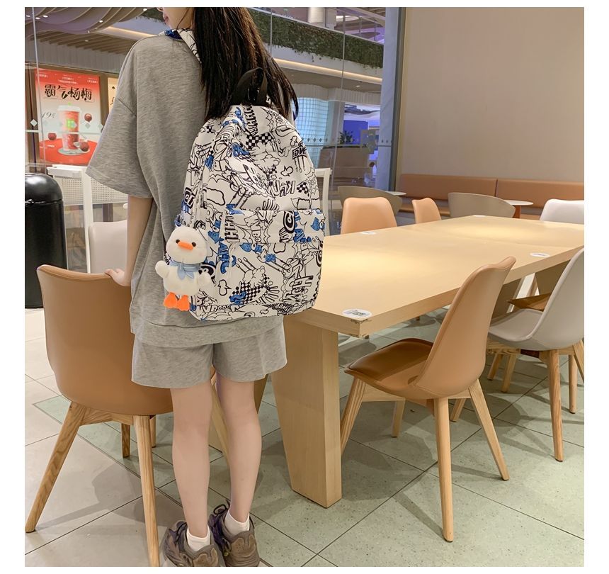 EAVALURE - Print Nylon Rugzak