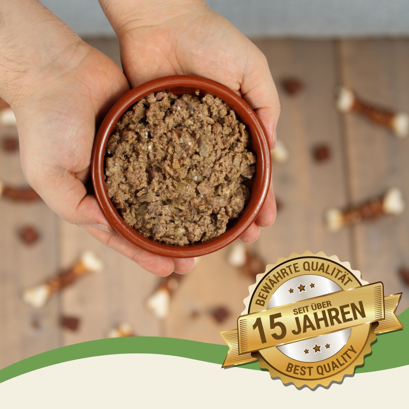 Lyra Pet Lecker.Pet Emily's Feine Paté Reich an Rind Katzenfutter Nassfutter Vollnahrung 17x100 g