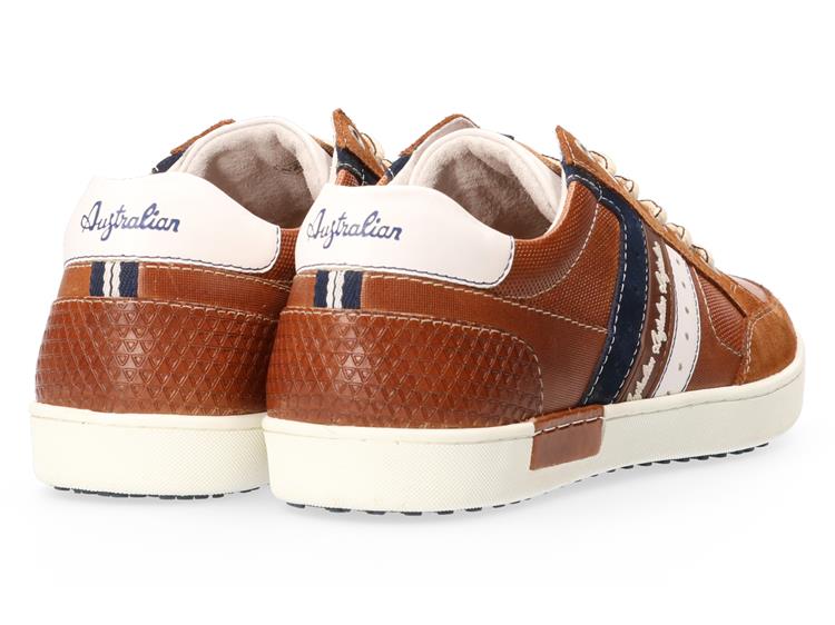 Australian Footwear Nottingham Leather Tan-Blue-White [T30]