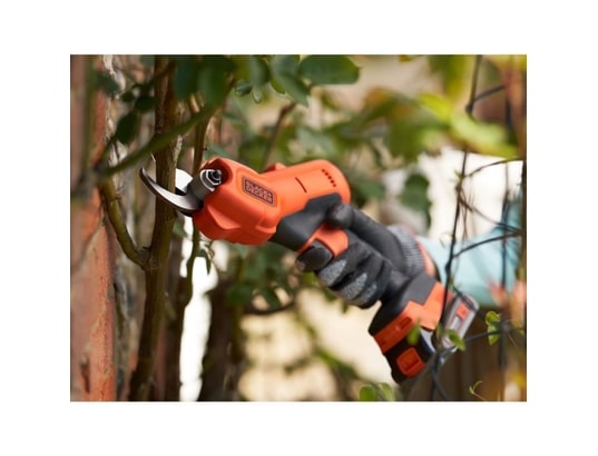 BLACK & DECKER - Sécateur électrique Sécateur black+decker - batterie lithium 18v 2ah - capacité