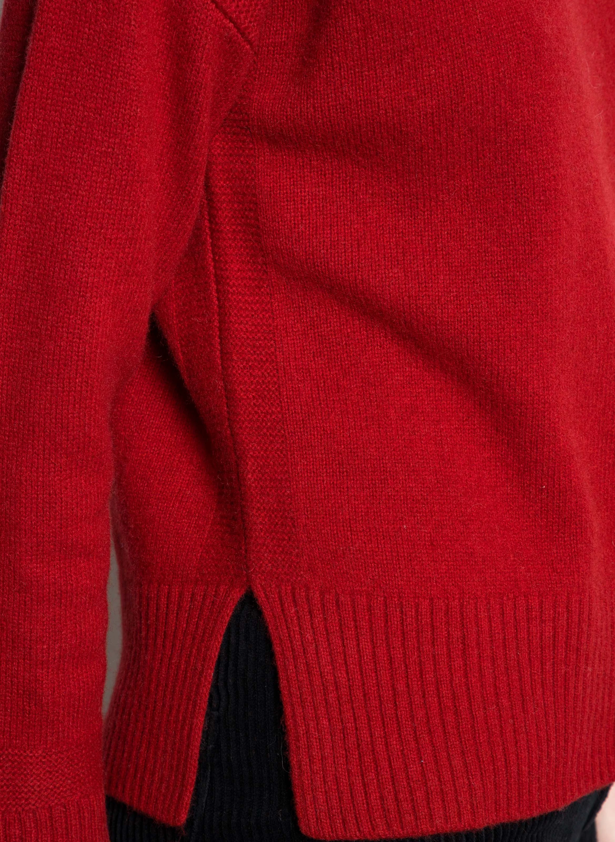 CARLOS - Pull col roulé en laine | Marron