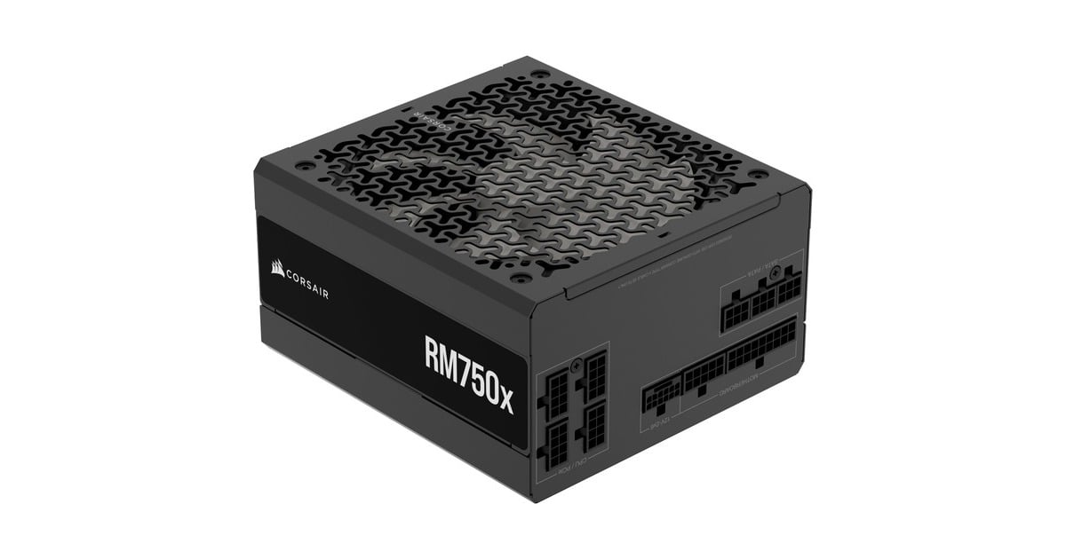 CorsairRM750x modulaire 750 watt voeding   (Zwart, 1x 12V-2x6, 3x PCIe)
