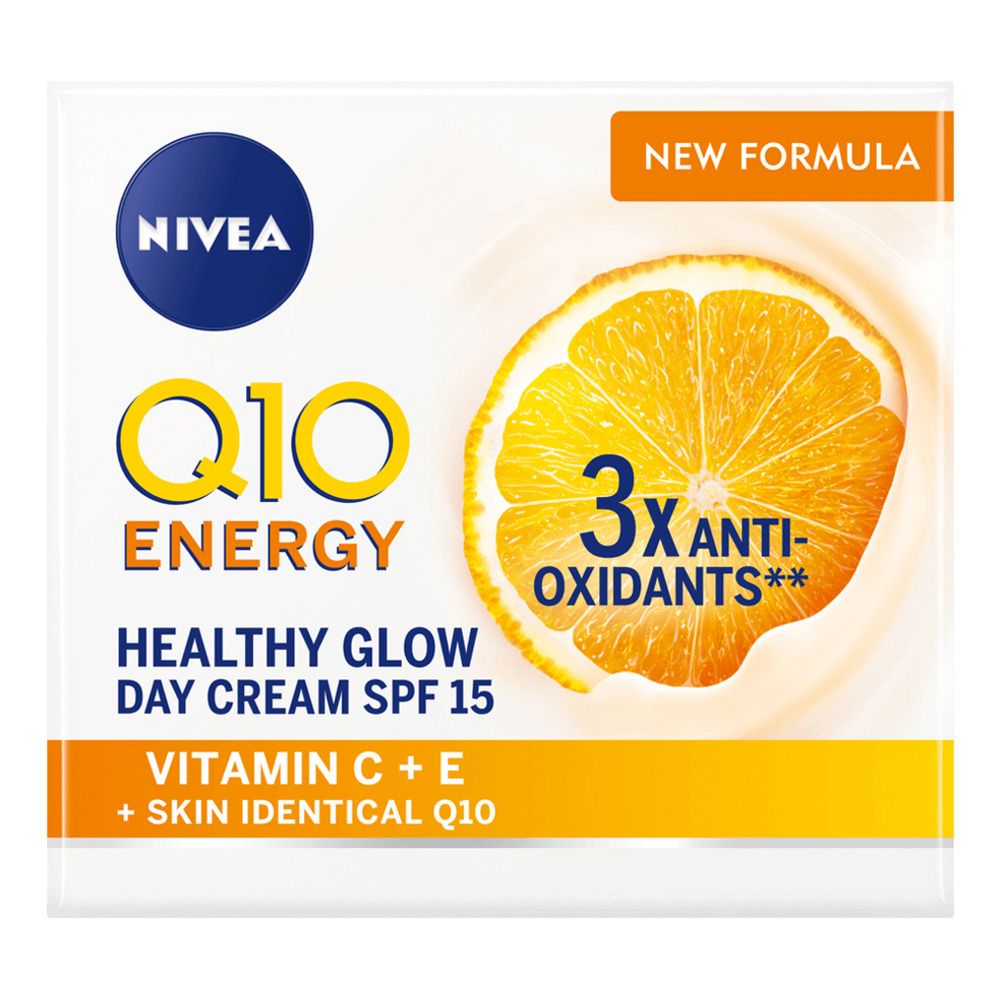 Nivea Q10 Energy Healthy Glow Day Cream SPF15 - 50 ml.