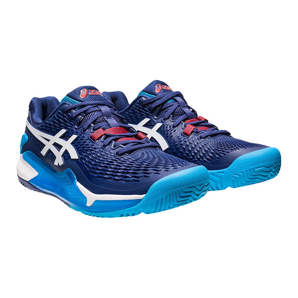 Asics GEL-RESOLUTION 9 PADEL - Chaussures padel Homme indigo blue/white