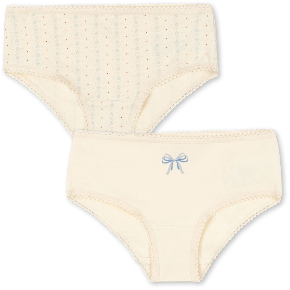 Køb Konges Sløjd Fete De Fleur/Seedpearl Basic 2 Pak Girl Underbukser GOTS