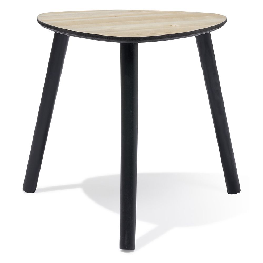 Bout de canapé Joseph marron Ø40xH39,5 cm