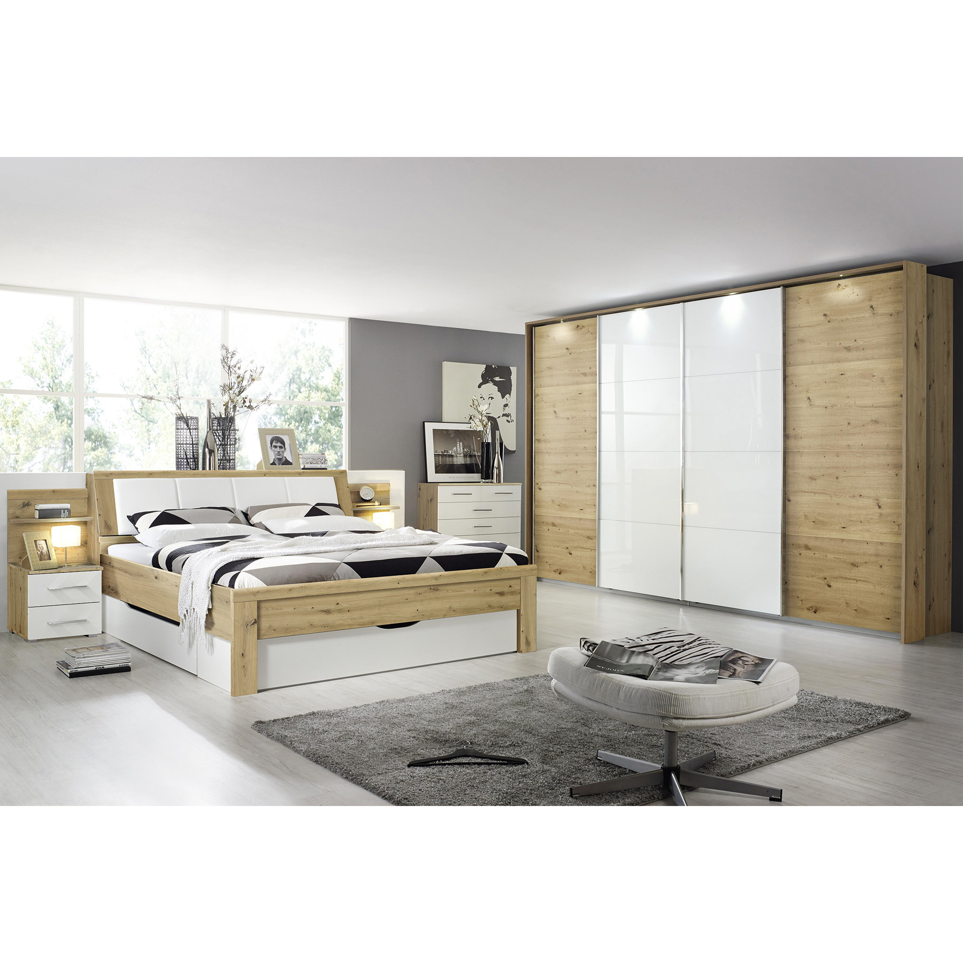 Passepartout - Artisan Eiche - 368 cm breit