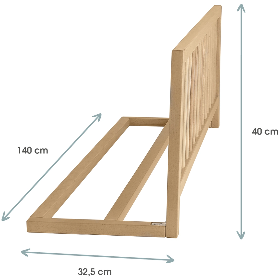 kindsgard Bettschutzgitter frakant natur 140 cm