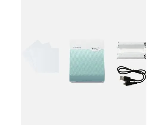 Canon SELPHY Square QX10 - Printer - farve - farvesublimering - 72 x 85 mm op til 0.7 min./side (farve) - Wi-Fi - grøn