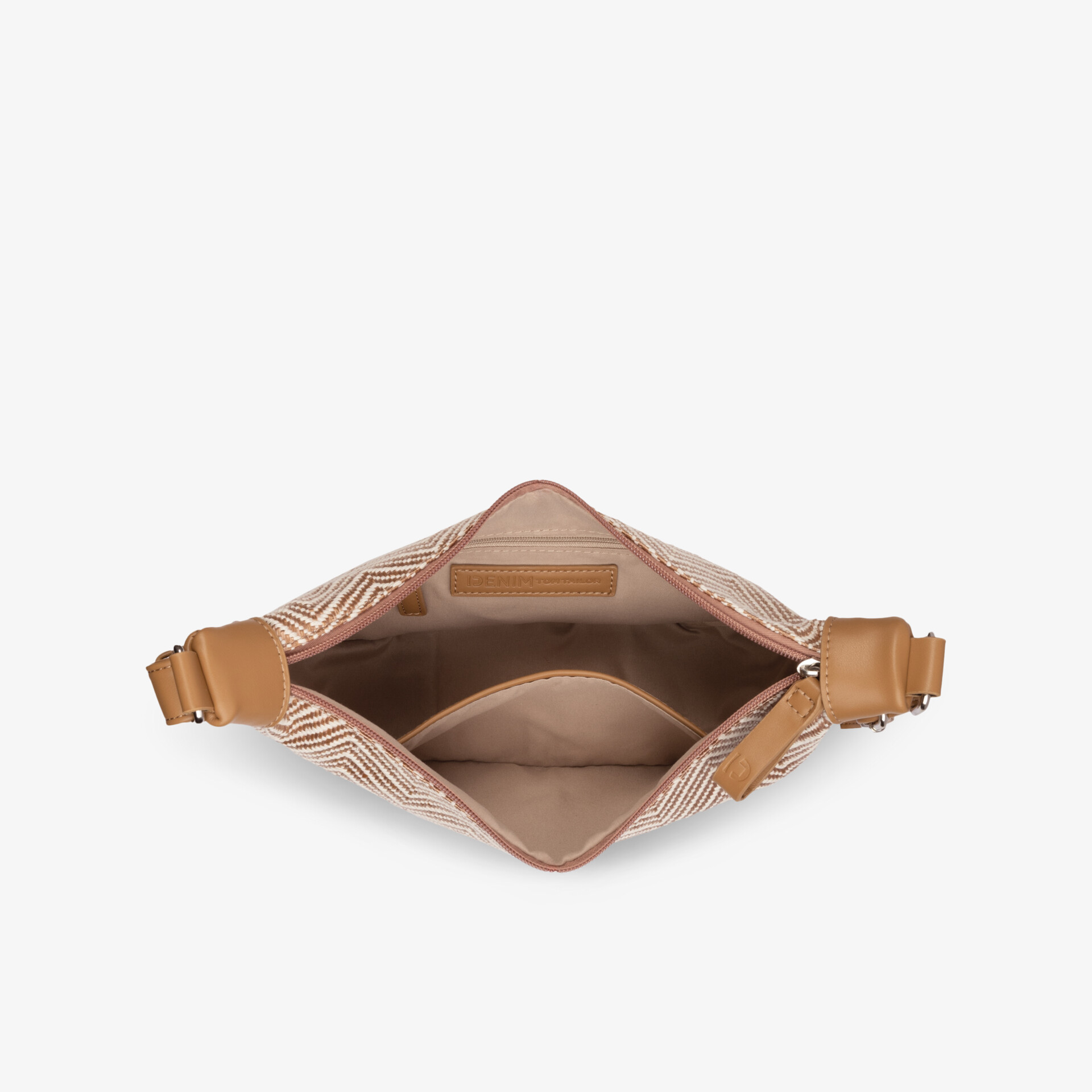TOM TAILOR DENIM Damen Umhängetasche beige