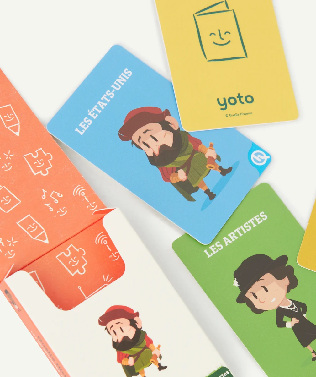 YOTOPACK DE 4 CARTES HISTOIRES AUDIO LES PERSONNALITÉS INSPIRANTES