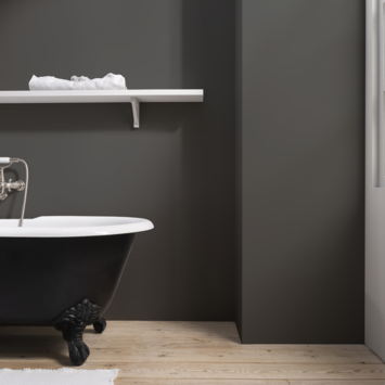 Flexa EasyCare muurverf badkamer antracietgrijs mat 1 liter