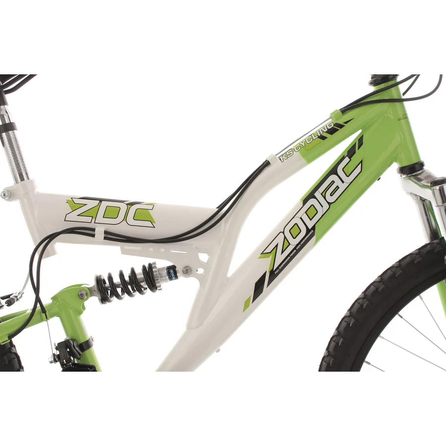 KS Cycling Kinderfahrrad 24'' Zodiac RH 38 cm weiß-grün