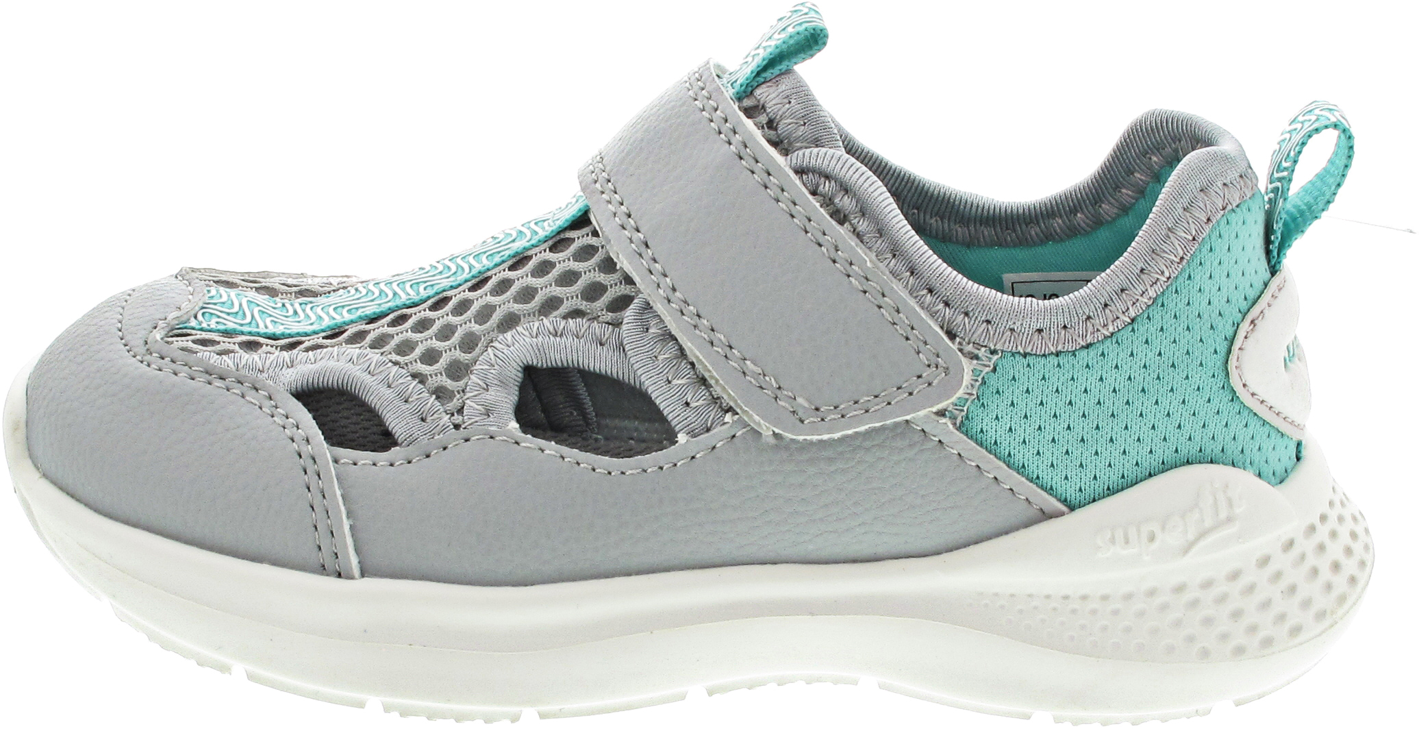 Superfit Flash Kletthalbschuh grau