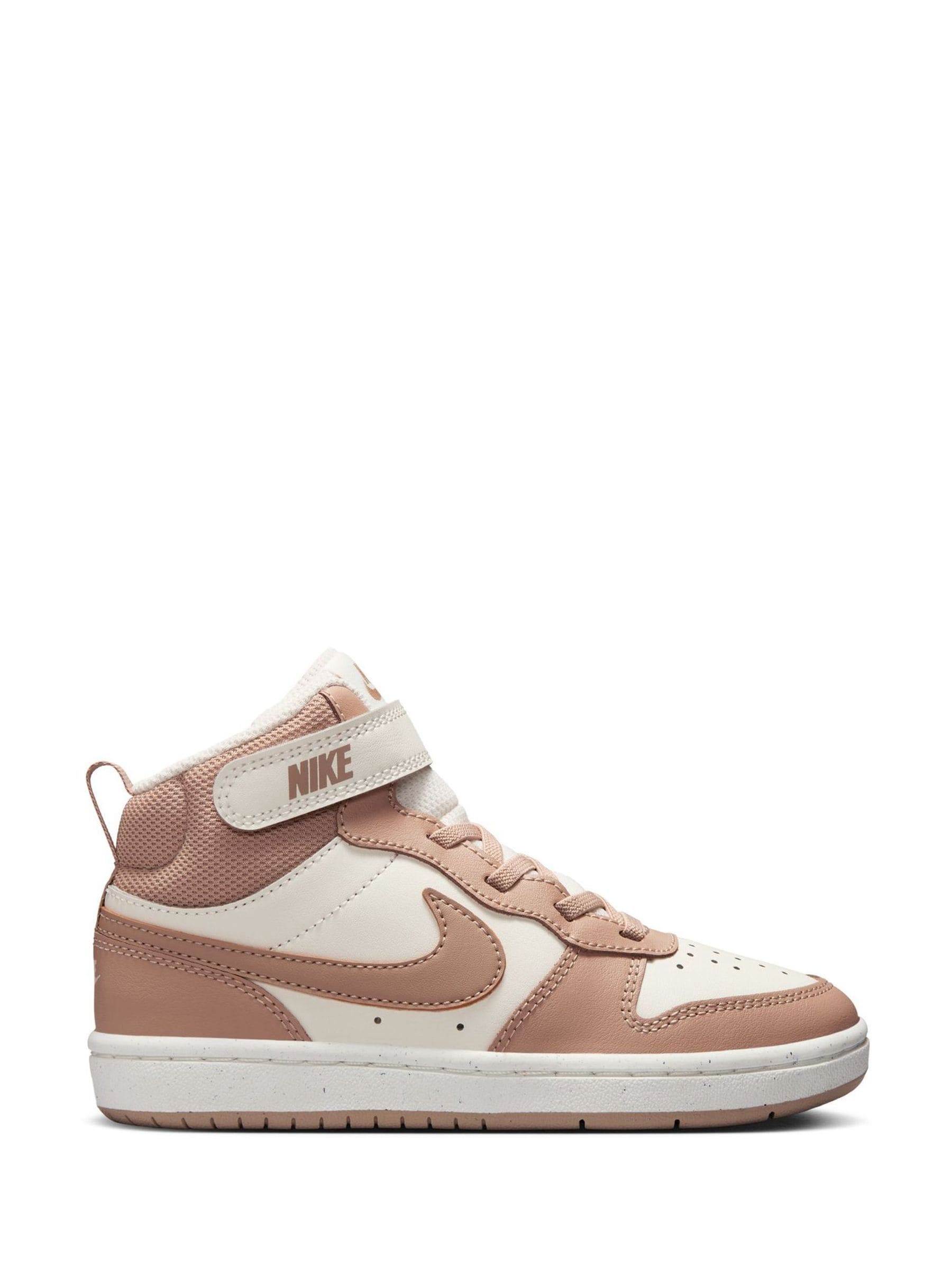 Natural Hemp Pale Ivory - Nike - Junior Court Borough halfhoge sneakers