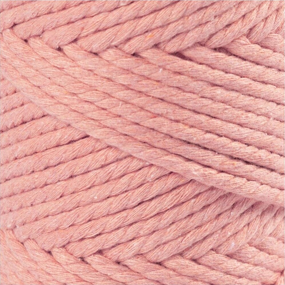 Macramé Snor - 4 MM - Rosa - 55 Meter