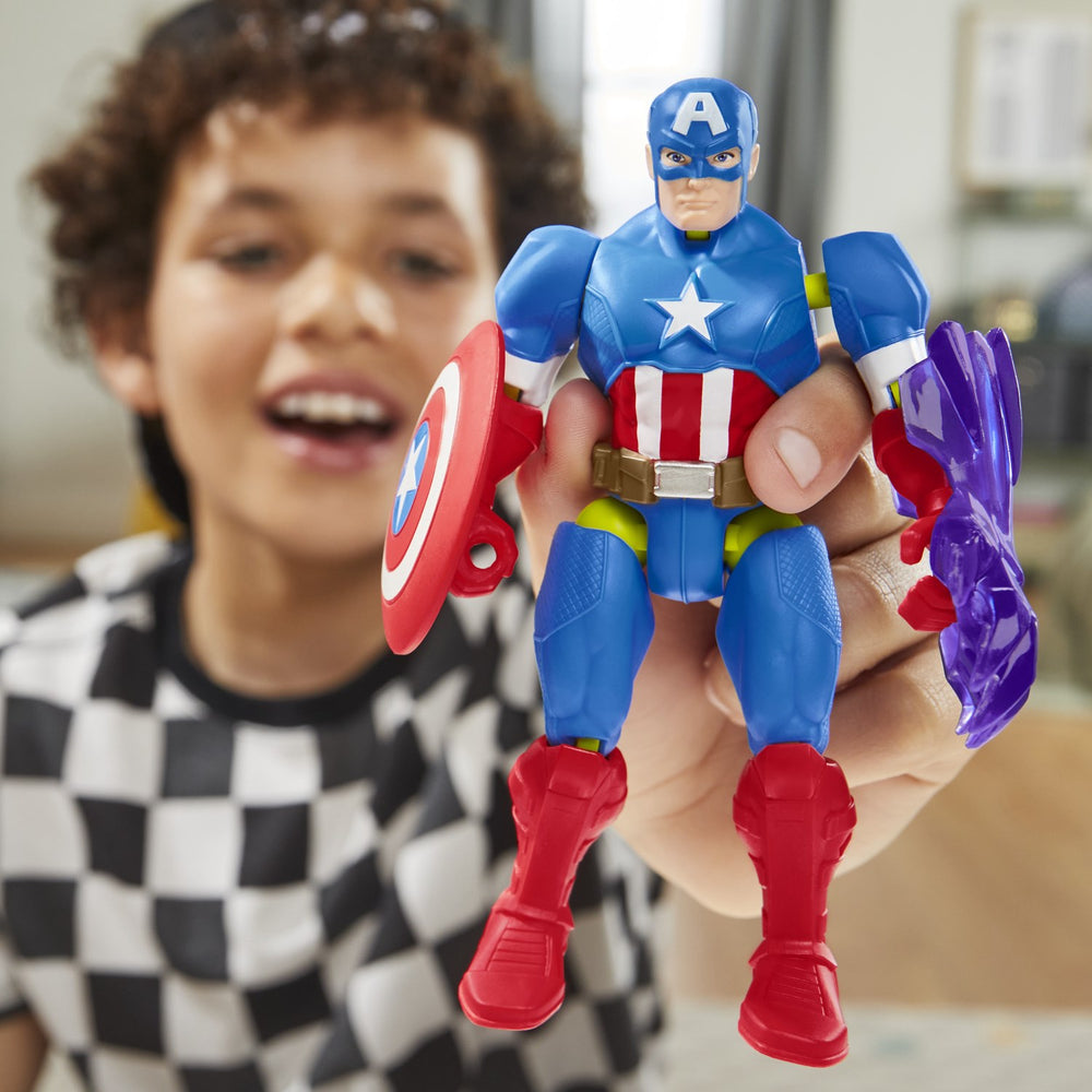 Køb Marvel Avengers MixMashers Figur 12 Cm Captain America