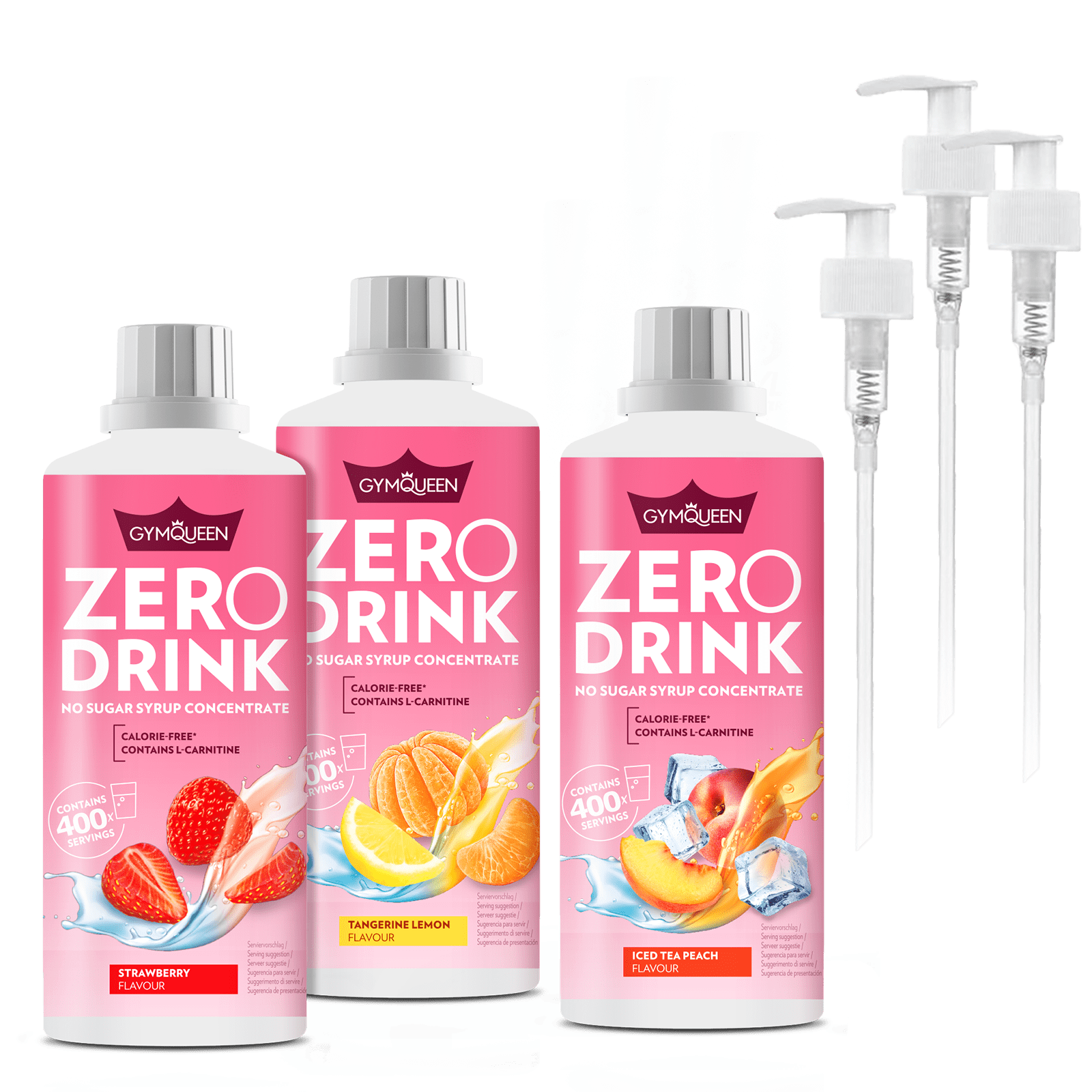 Zero Drink 3er Pack inkl. Dosierspender