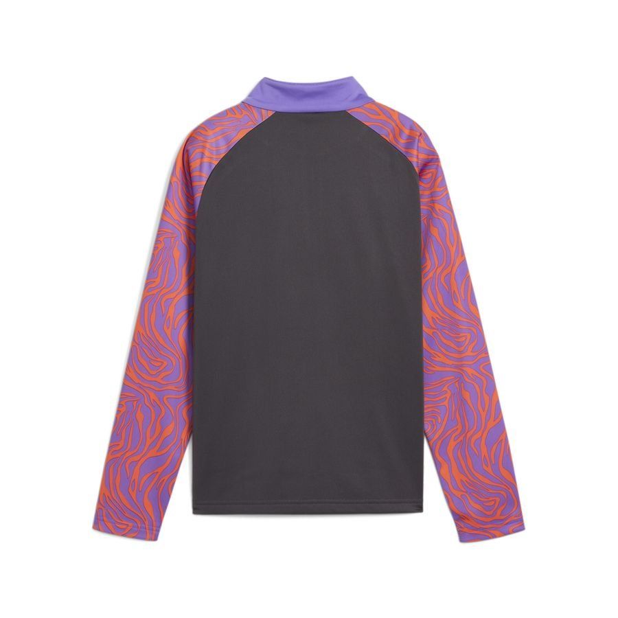 PUMA Maillot d'Entraînement Fermeture Éclair 1/4 Neymar Jr. Creativity - Noir/Violet Enfant ÉDITION LIMITÉE