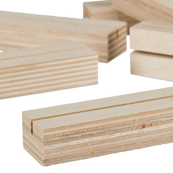 Holdere for plasseringskort i tre - 36 stk