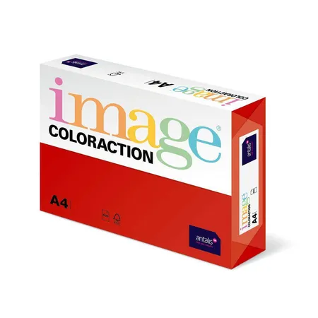 Antalis 461350 Kopierpapier Coloraction, rot, 120g, A4, 250 Blatt