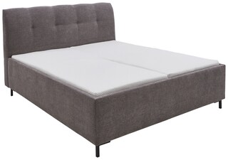 Polsterbett SIZELESS grau