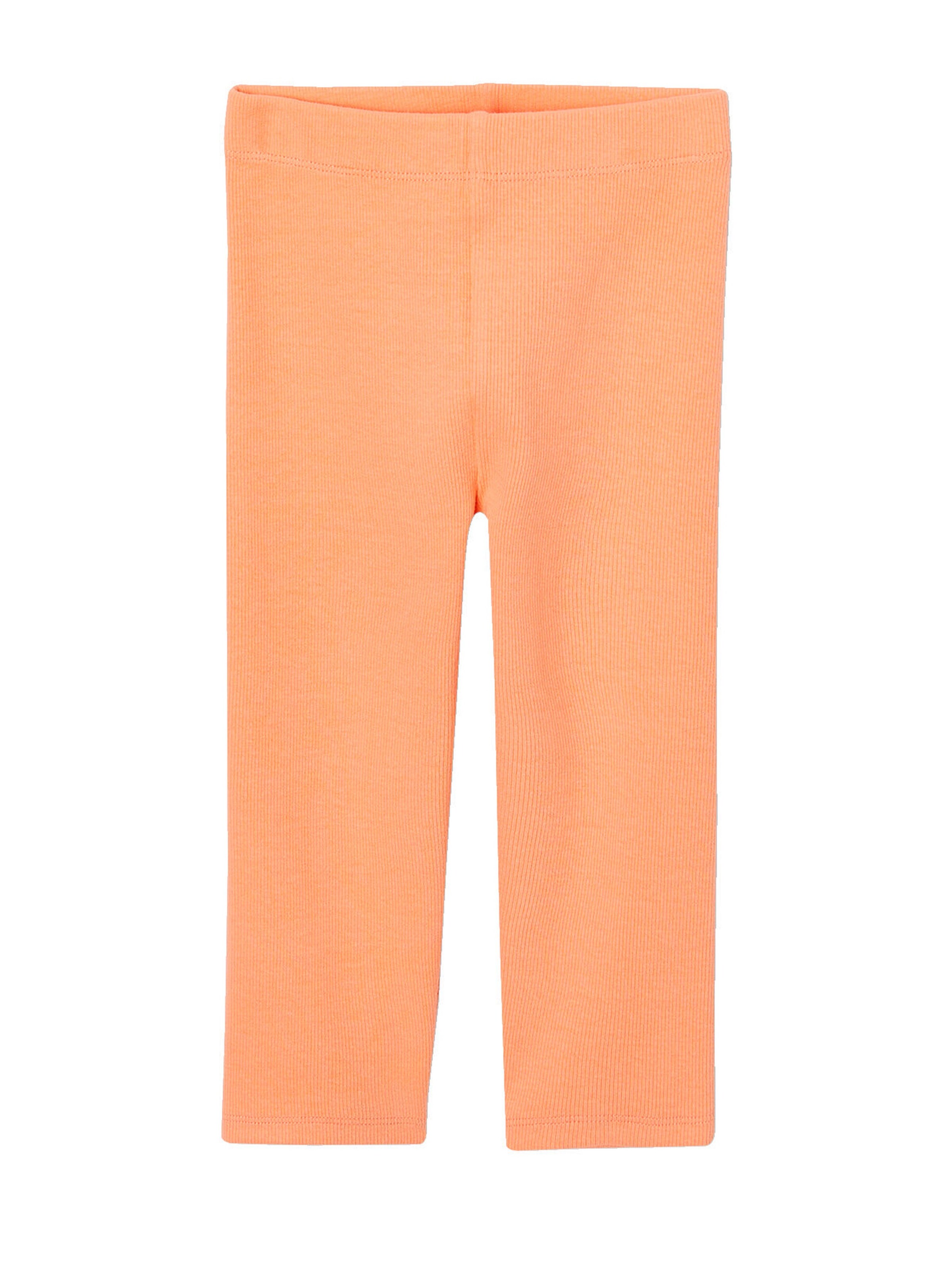 Vertbaudet Mädchen-Set: geblümtes Sweatkleid mit Recycling-Polyester & 3/4-Leggings wollweiß