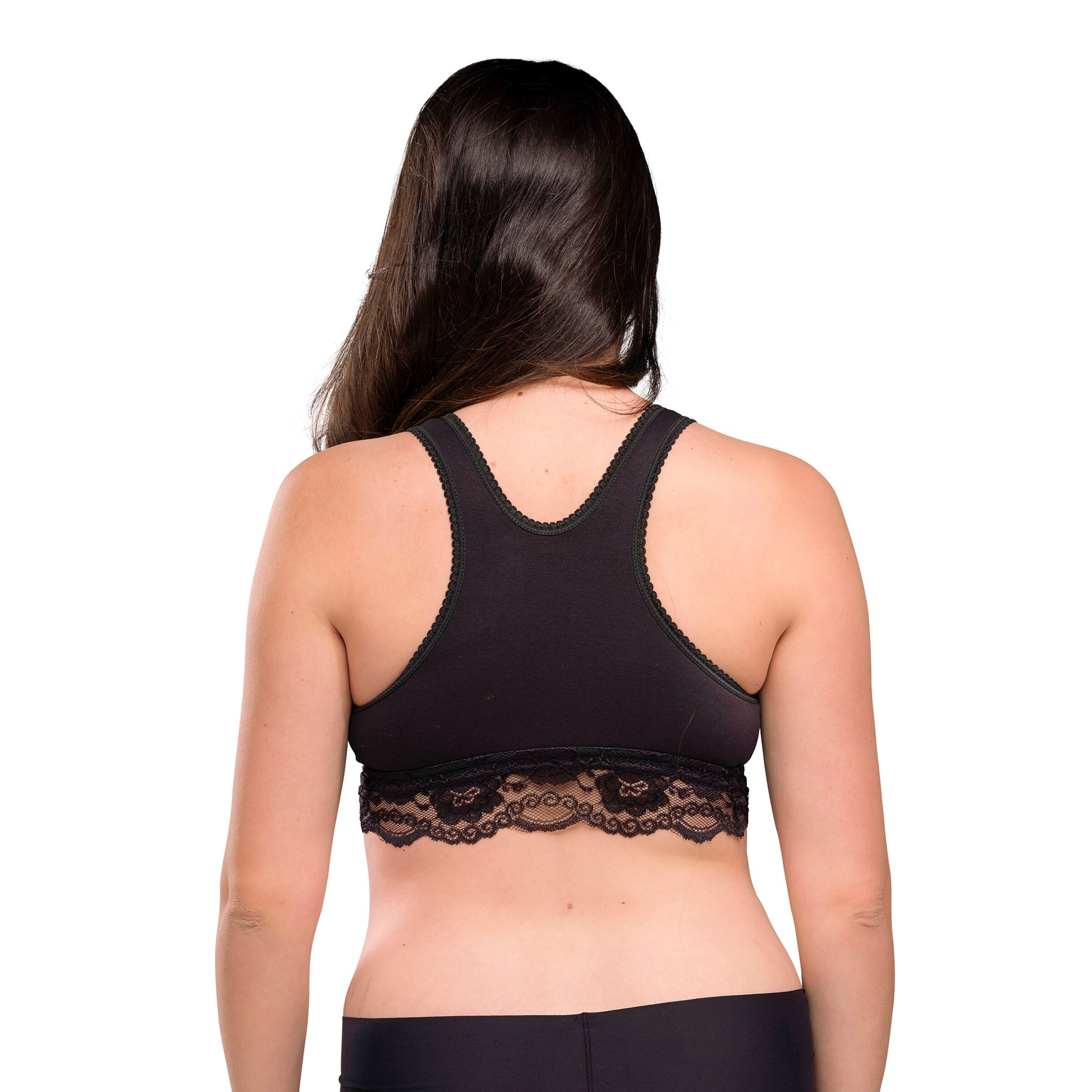 Carriwell Still-BH Spitze Bio-Baumwolle schwarz