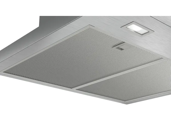 Bosch Serie | 4 DWQ66DM50 - Hætte - skorsten - bredde: 60 cm - dybde: 50 cm - udtrækning og recirkulation (-) - rustfrit stål
