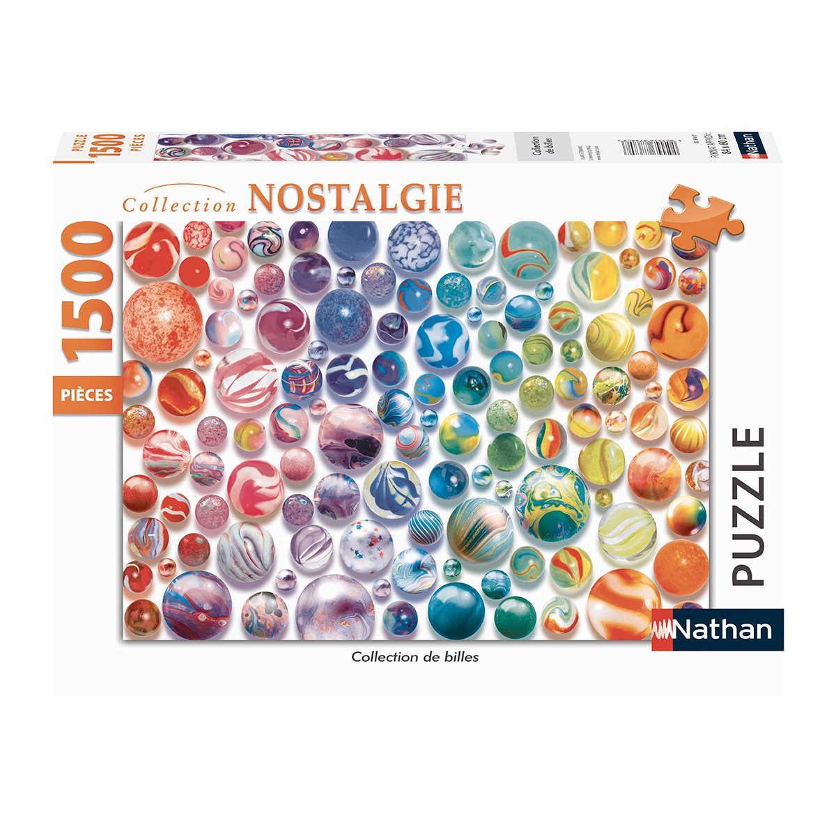 Puzzle Nathan 1500 Pièces - Collection de Billes