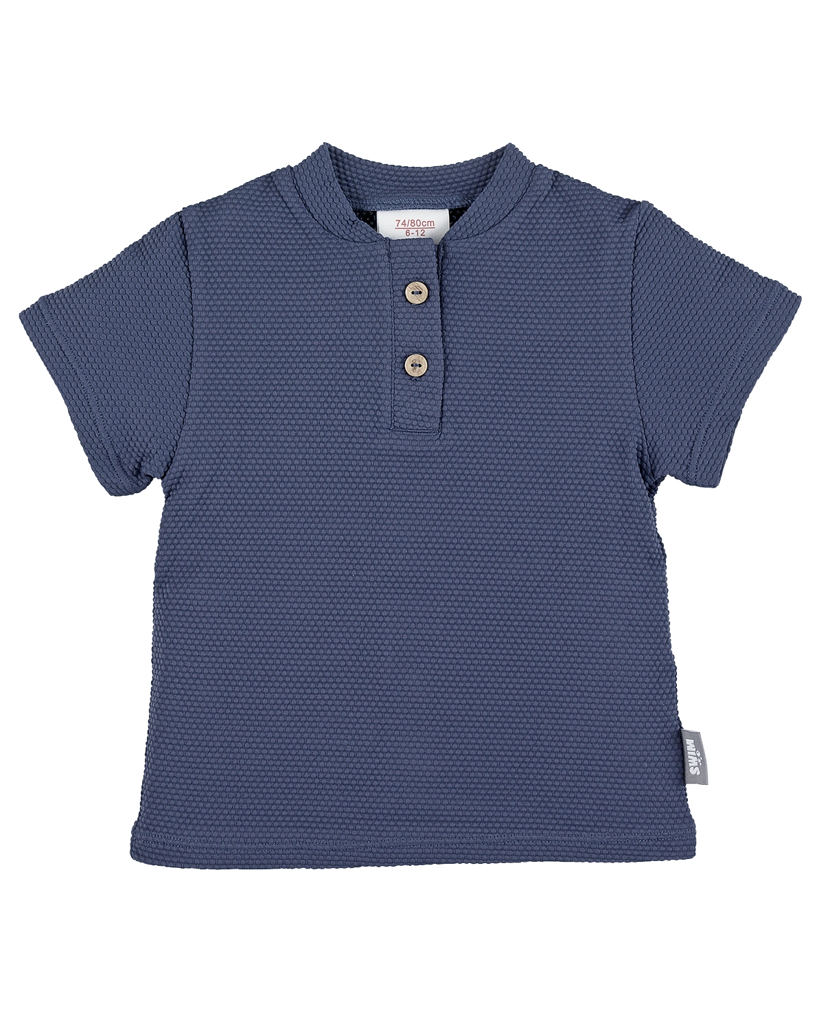 Badeshirt STRUKTUR in blau