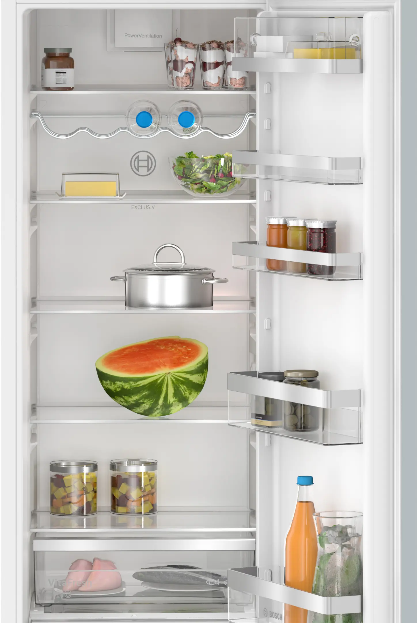 Serie 6 Inbouw koelkast 177.2 x 55.8 cm Vlakscharnier met SoftClose