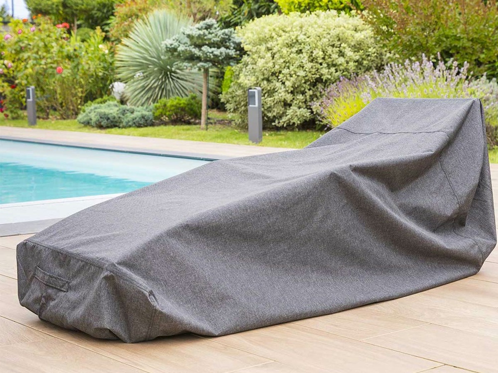 Housse pour transat double hambo gris - 220 x 145 x 90 cm