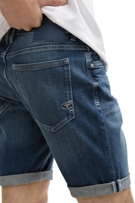 Tom Tailor blauwe heren korte broek