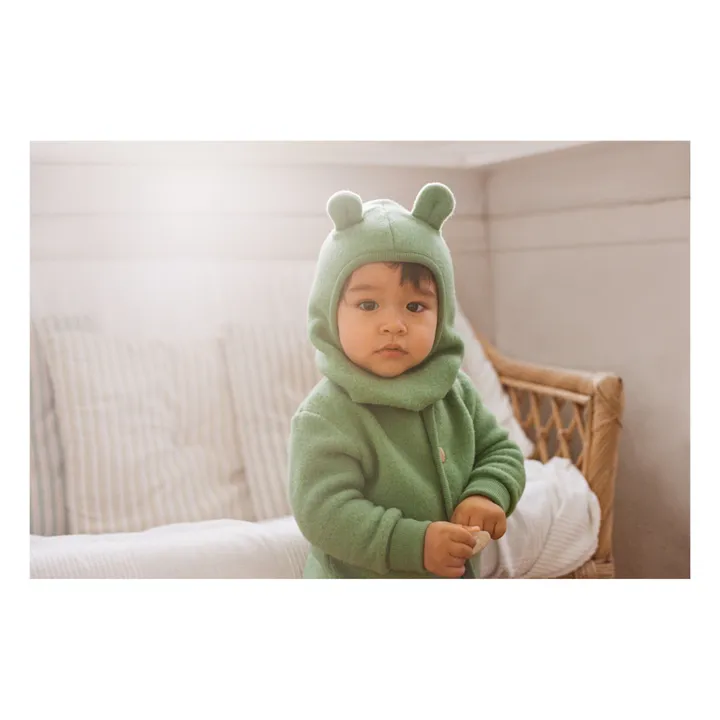 Molo Cagoule Mérinos Urso | Vert