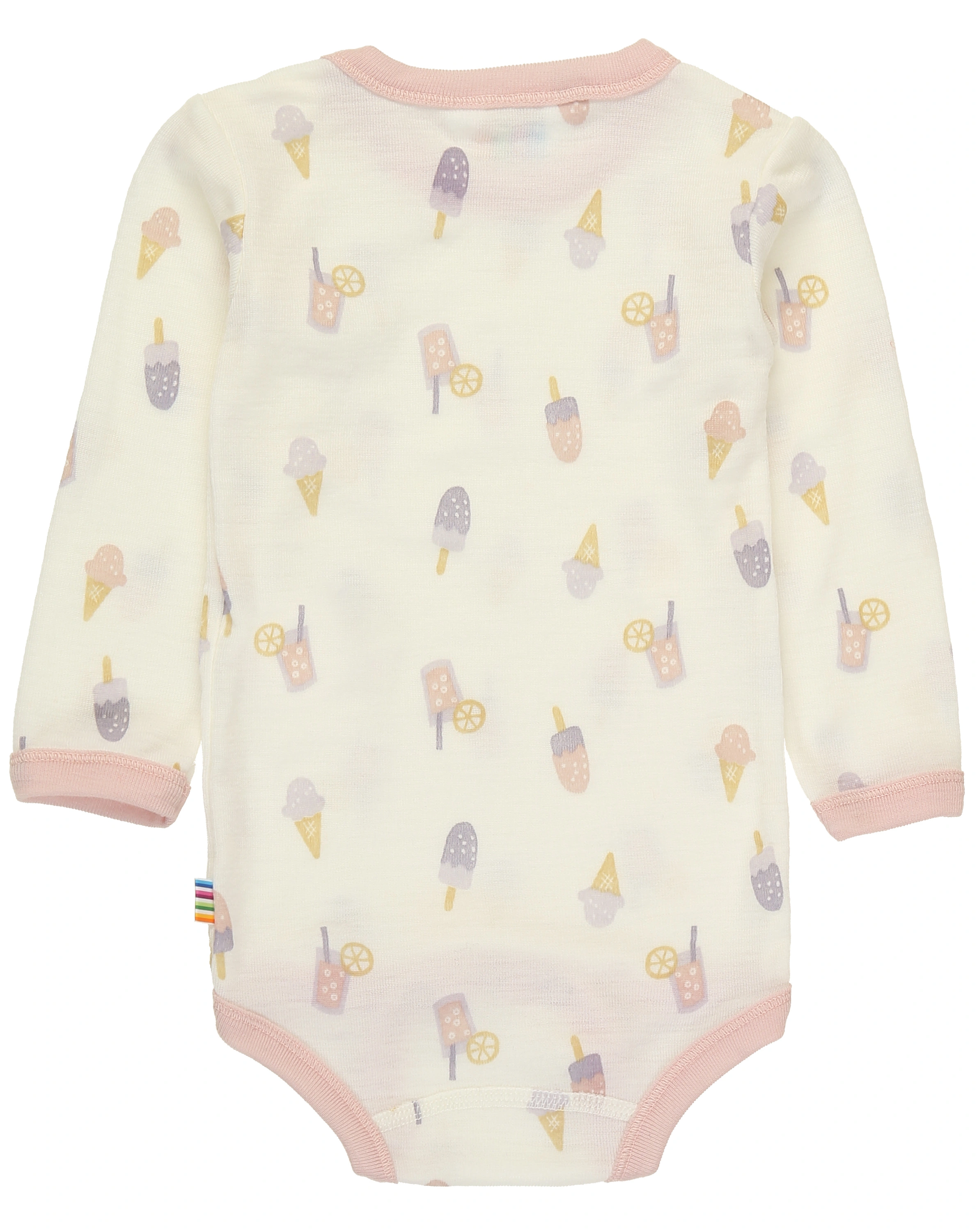 Langarm-Body 4026 ICECREAM in rose