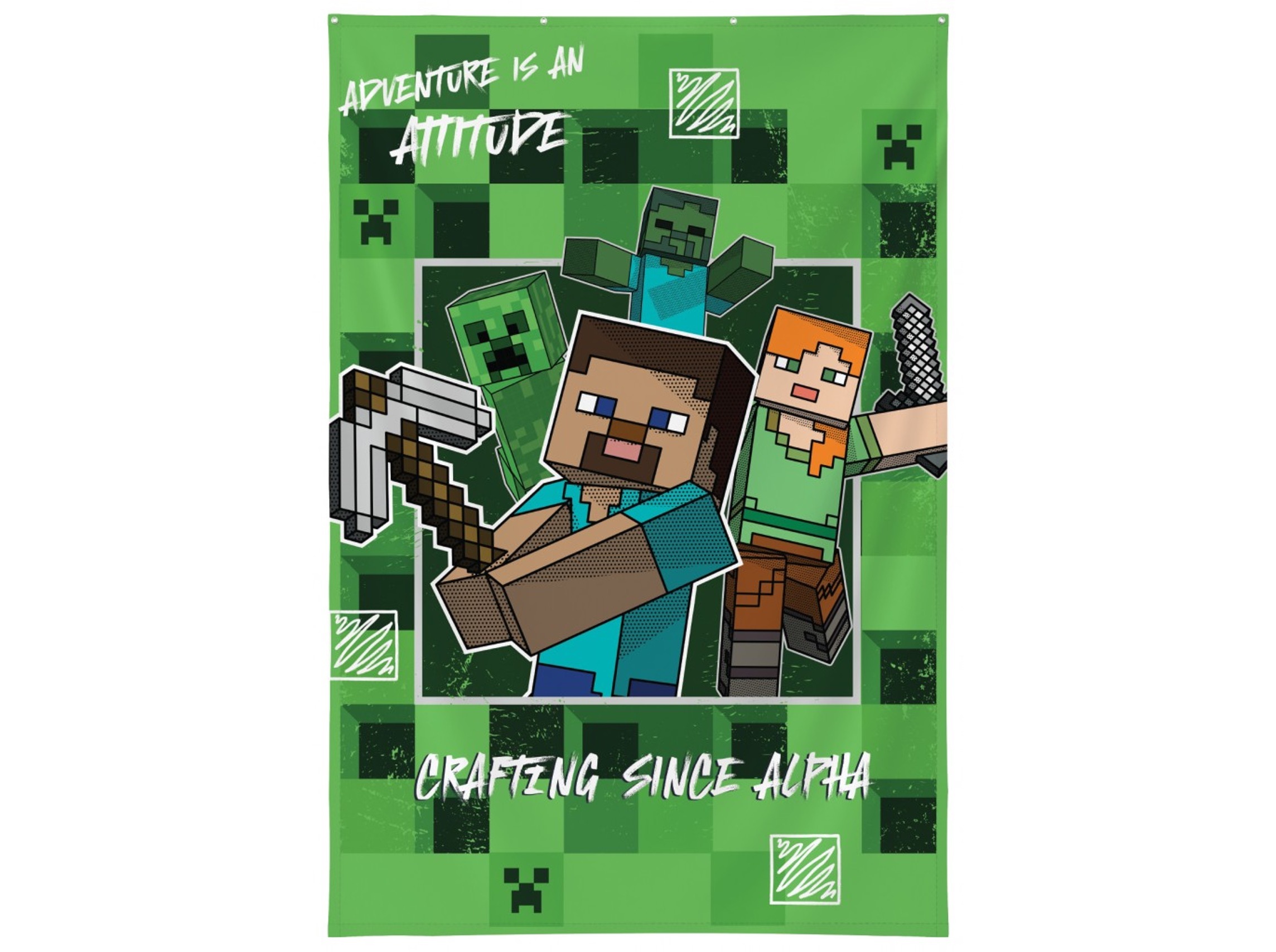 POSTER TECIDO MINECRAFT