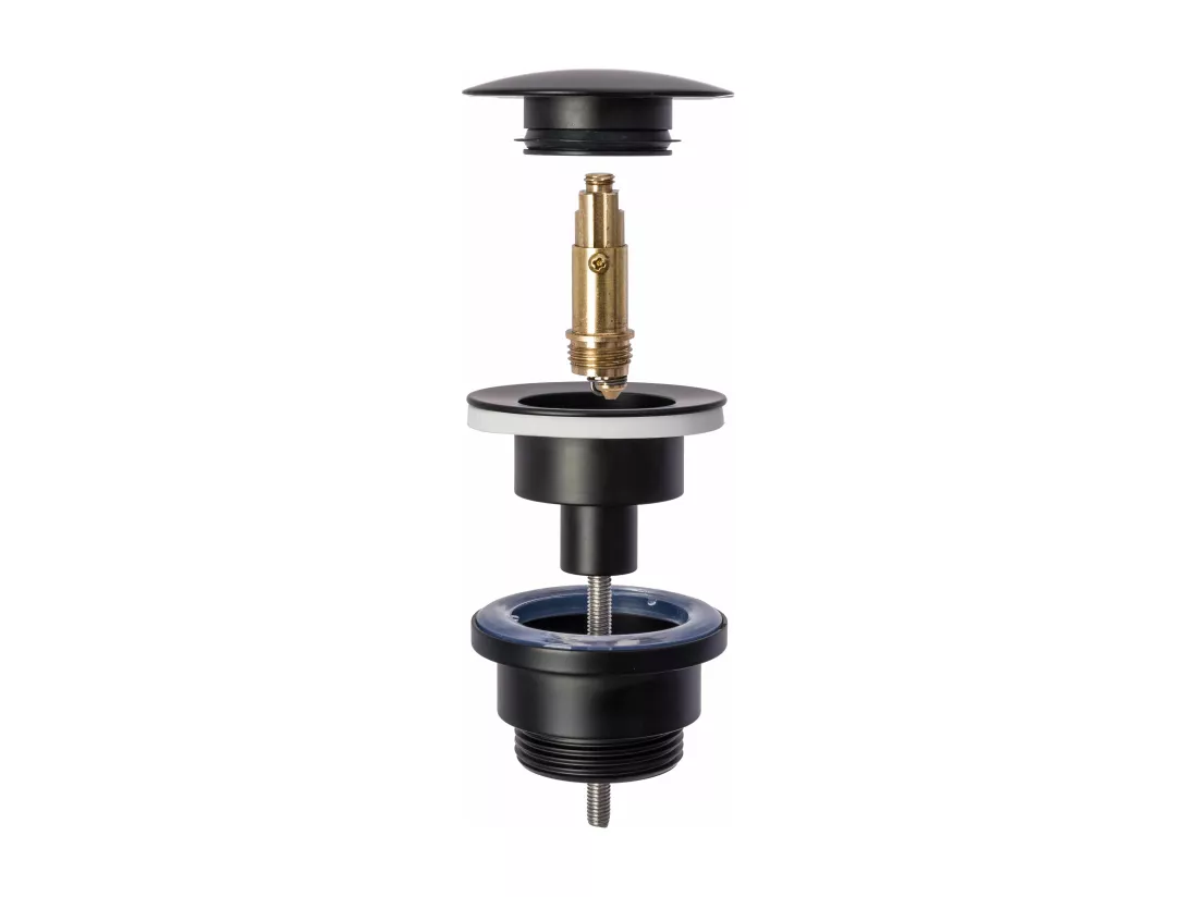 Bonde De Lavabo Universel Clic-Clac Rea Black Old