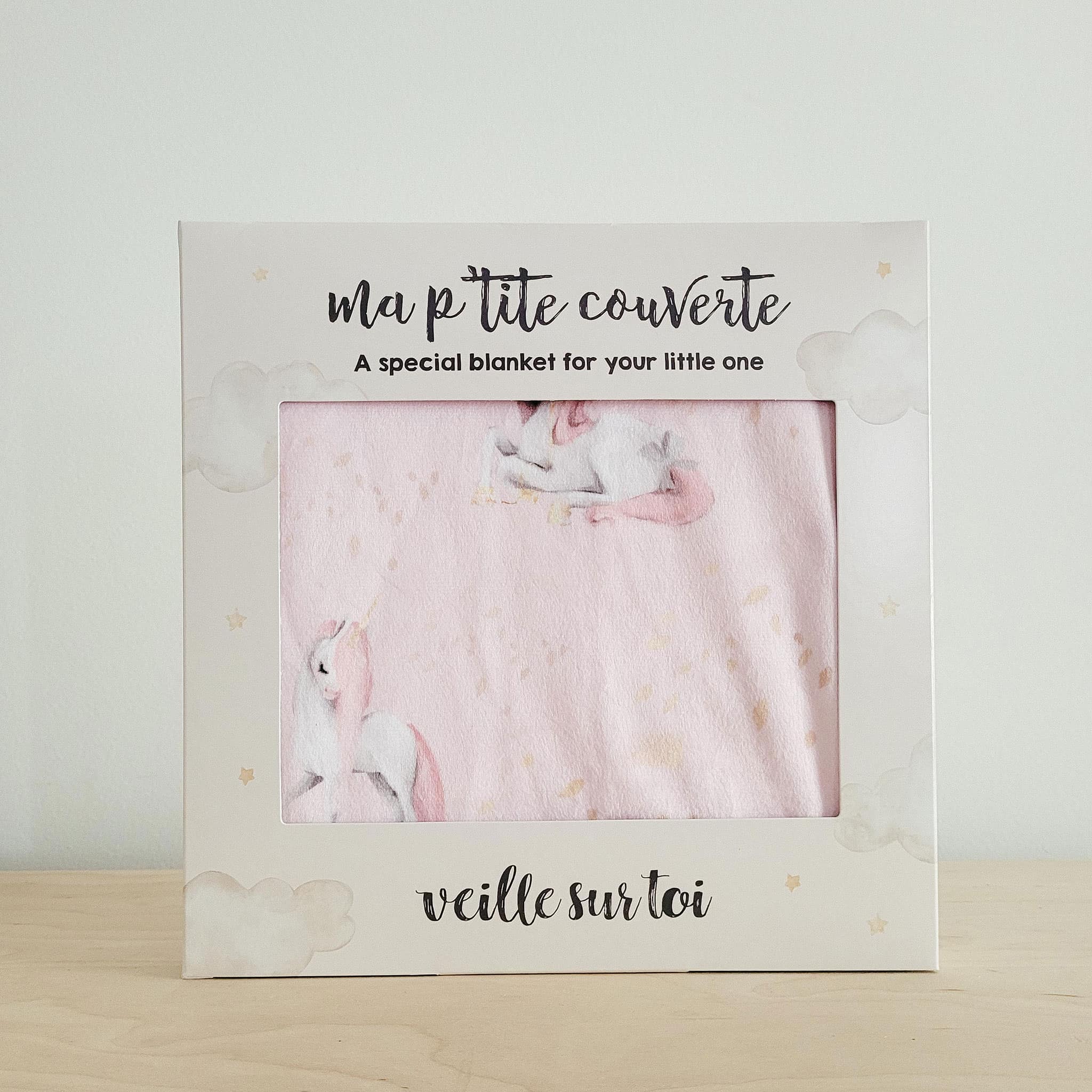 Veille sur Toi Petite Couverture Minky - Luna la Magnifique