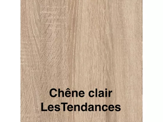 Lit escamotable vertical Banila-Couleur Chêne clair-140x190