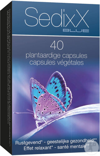 SedixX Blue Mélisse Officinale Vitamine B-Complexe Apaisant 40 Comprimés