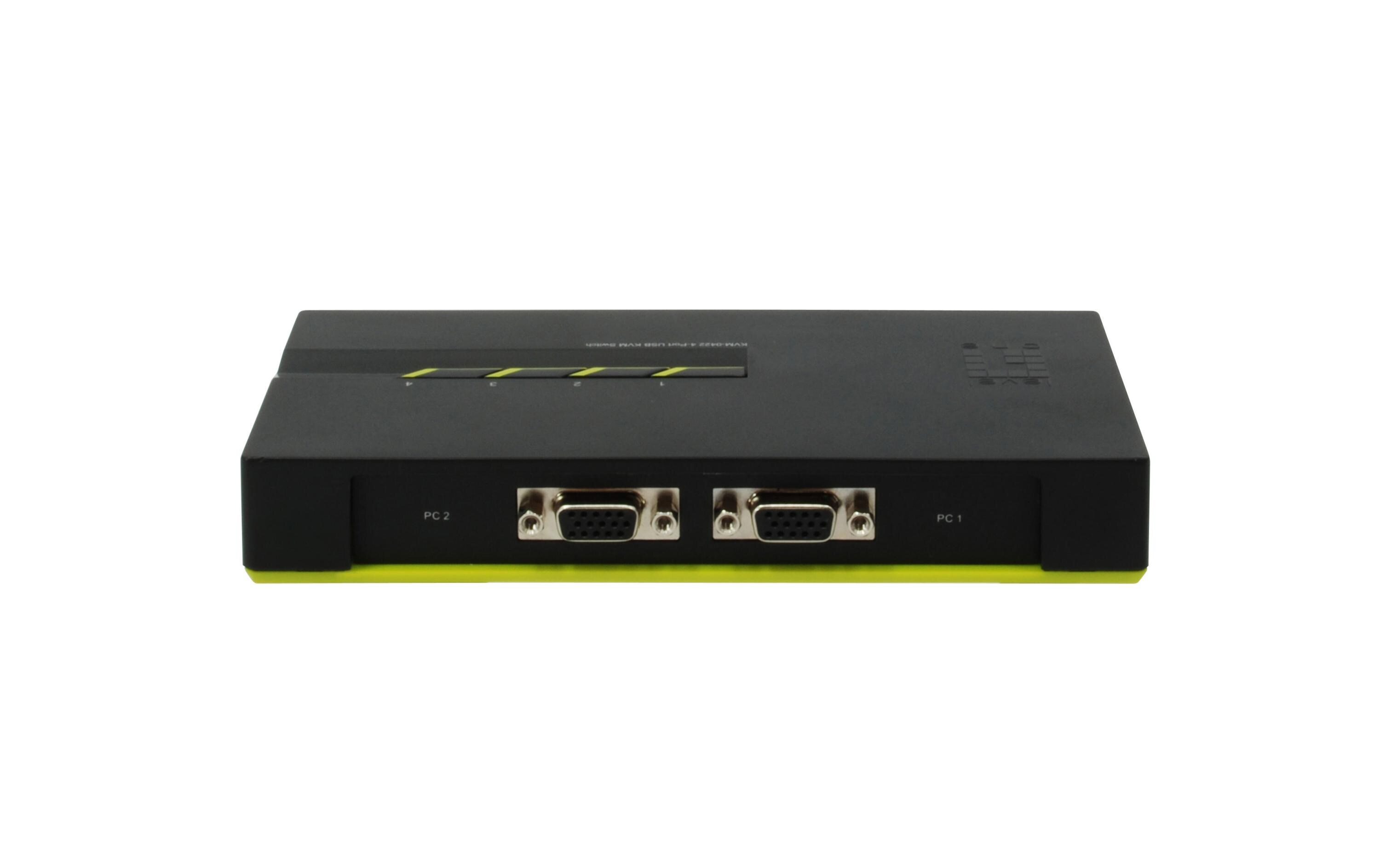 KVM Switch KVM-04224 Port Kabel-KVM-Switch