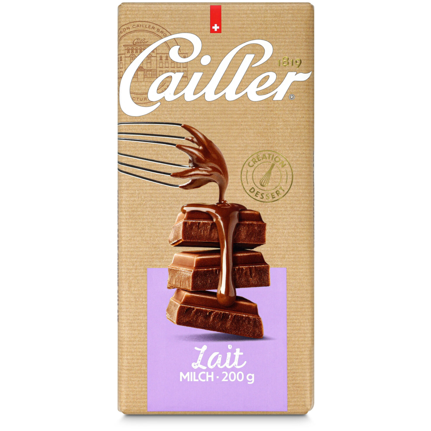Cailler Dessert Milchschokolade Tafel