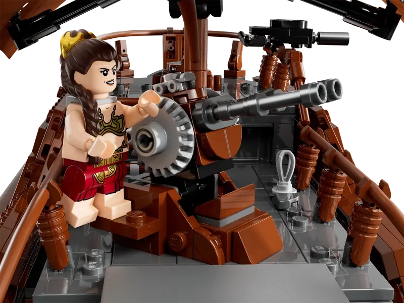 (3943-tlg. Set) Star Wars Klemmbausteine Spielzeug Schiff Modell Bausatz (75397) Lizenziert - Jabbas Segelbarke