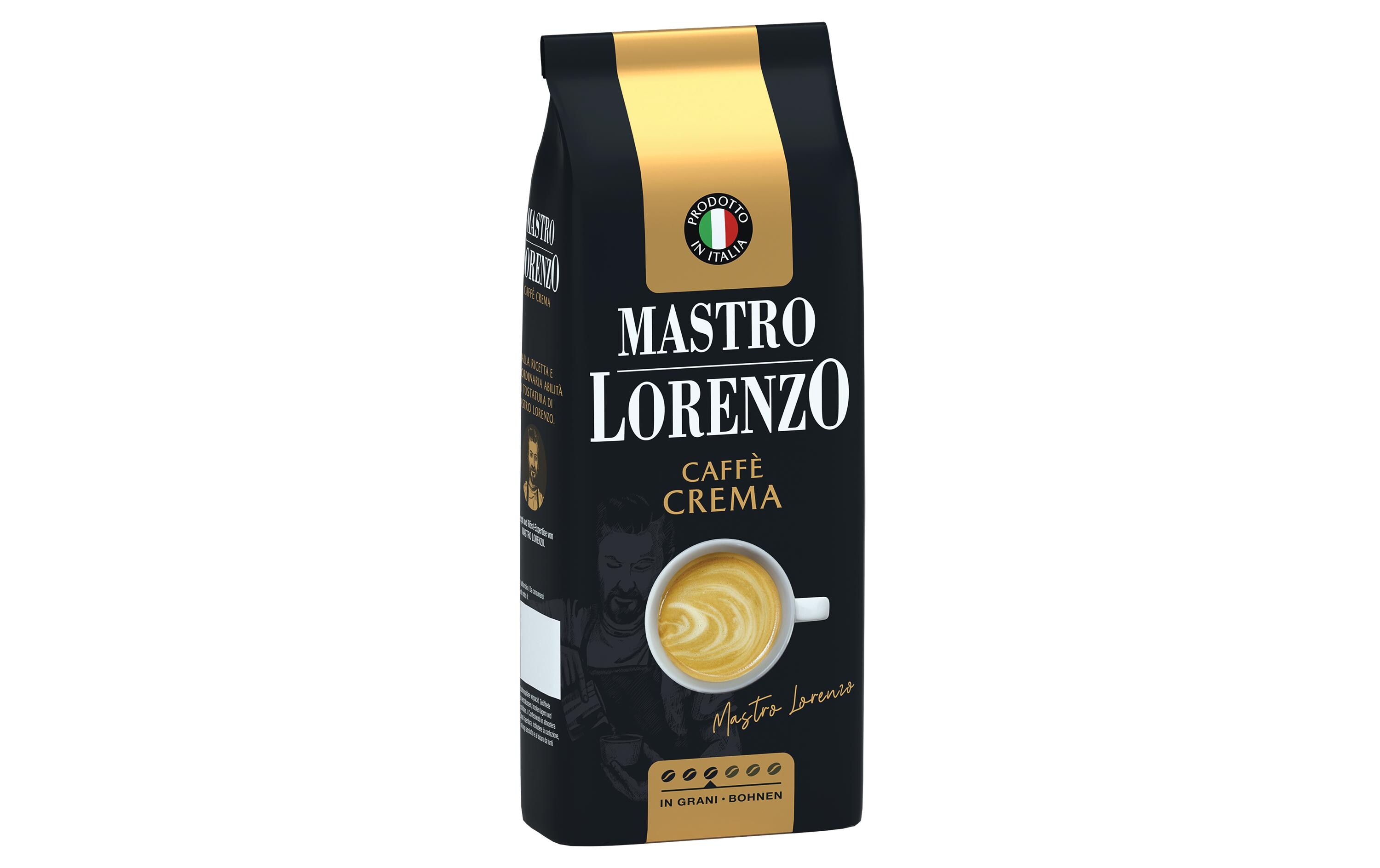 Kaffeebohnen Crema 1 kgMastro Lorenzo Kaffeebohnen Crema